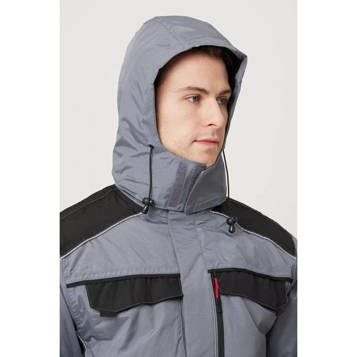 Kışlık Su Geçirmez İş Güvenliği Mont Allium Ripstop Parka Rüzgar Havalara Uygun