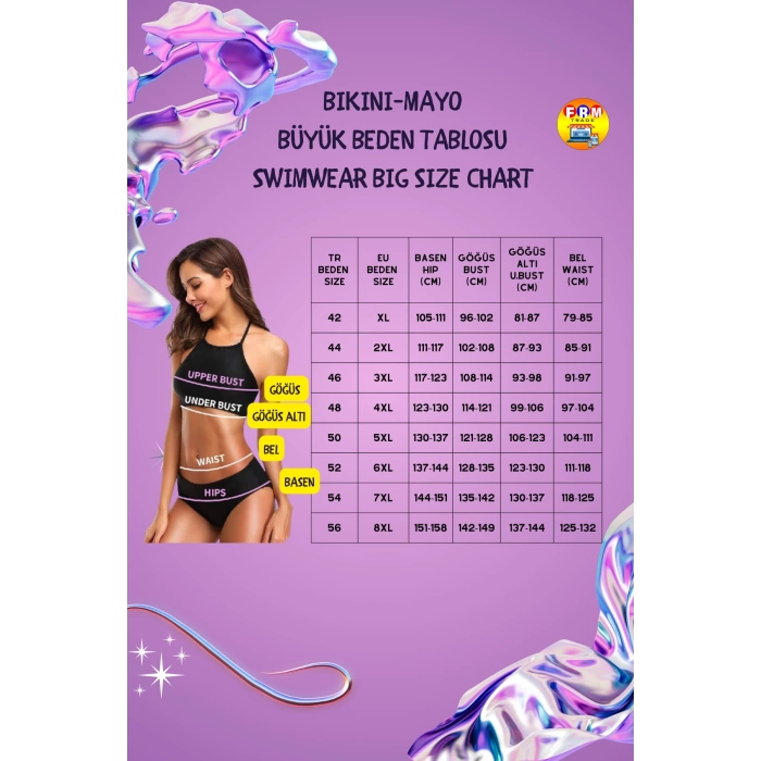 Konforlu Modern Askılı Büyük Beden Mayo Su Sporları İçin XXL Özel Tasarım Her Bedende Şıklık