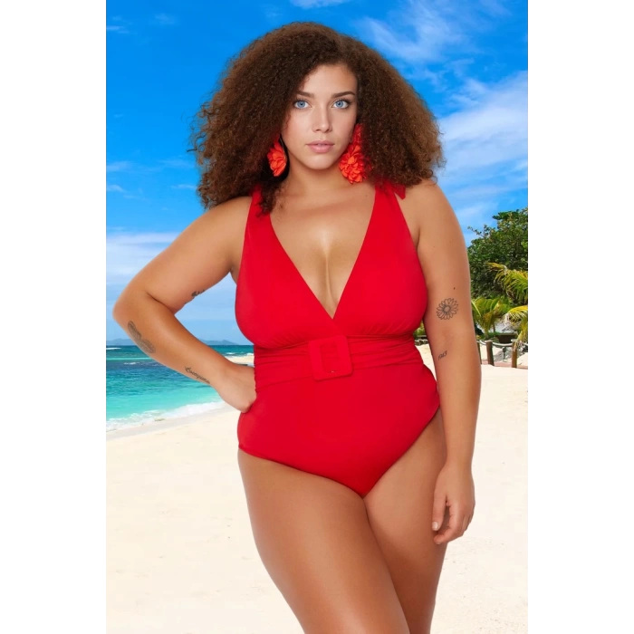 Konforlu Modern Büyük Beden Mayo Premium Kalite Plus Size Geniş Ergonomik Kesim