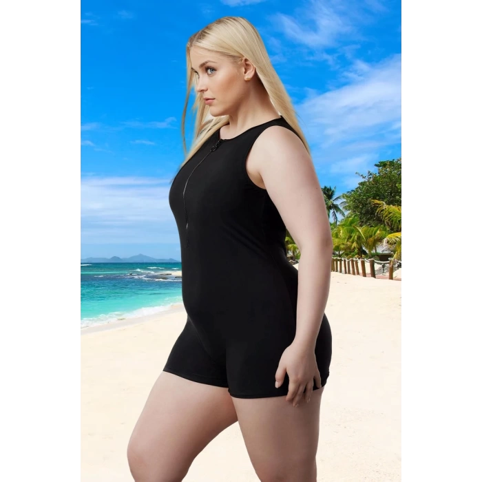 Konforlu Modern Halter Büyük Beden Mayo Özel Tasarım Klora Dayanıklı XXL Geniş