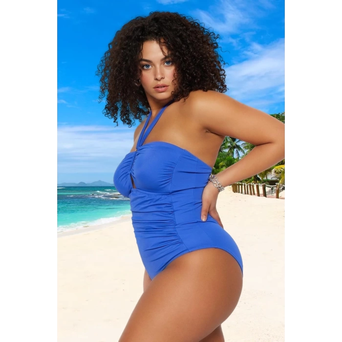 Konforlu Plus Size Mayo Tasarım Büyük Beden Battal Boy UV Korumalı Su Sporları İçin