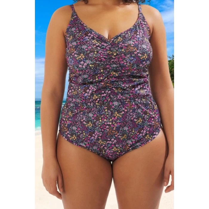 Konforlu Plus Size Mayo Tasarım Büyük Beden Ergonomik Kesim Hızlı Kuruyan Plaj Ve Havuz İçin