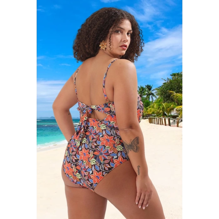 Konforlu Plus Size Mayo Tasarım Büyük Beden Ergonomik Kesim Hızlı Kuruyan Plaj Ve Havuz İçin
