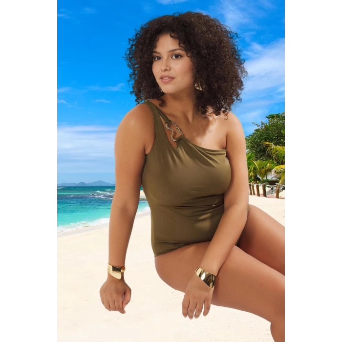 Konforlu Plus Size Mayo Tasarım Büyük Beden Tam Destek Özgüvenli Stil Yaz Koleksiyonu
