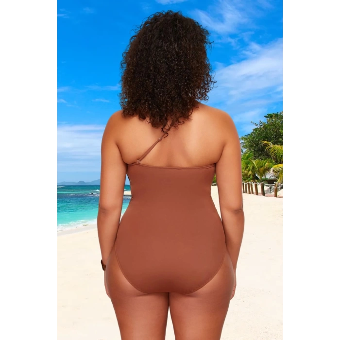 Konforlu Plus Size Mayo Tasarım Büyük Beden Yaz Koleksiyonu Plaj Ve Havuz İçin Klora Dayanıklı