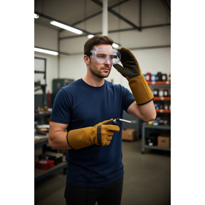 Koruyucu Gözlük Şeffaf Antifog Darbeye Dayanıklı ISG 551 Viola Valente İş Güvenliği Gözlüğü