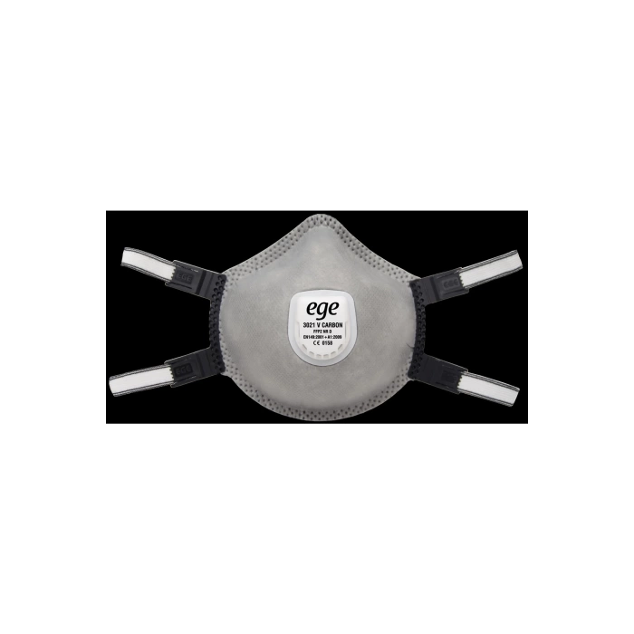 Maske: Ege FFP2 3021 Pro Kubbe Ventilli Aktif Karb STD