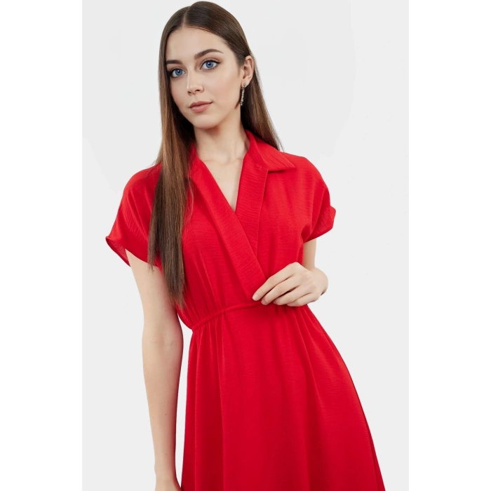 Maxi Aerobin Dokuma A line Elbise Yazlık Günlük Stil Trend Tasarım Zarifane