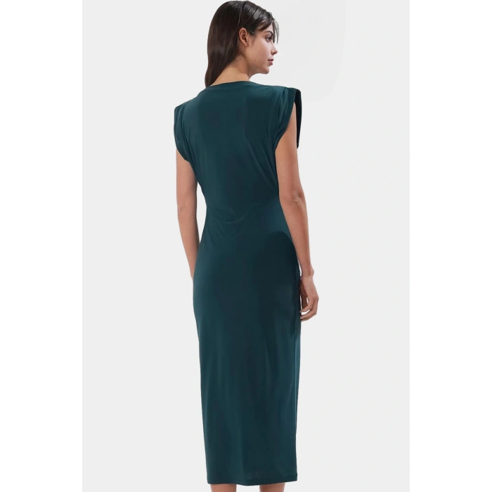 Maxi Bodycon Elbise Örme Kolsuz Rahat Yazlık Uzun Ömürlü Yüksek Kalite Seçkin Malzeme