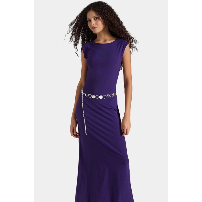 Maxi Elbise Bodycon Kalıp Örme Kumaş Yazlık Şık Yüksek Kalite Özel Tasarım Premium