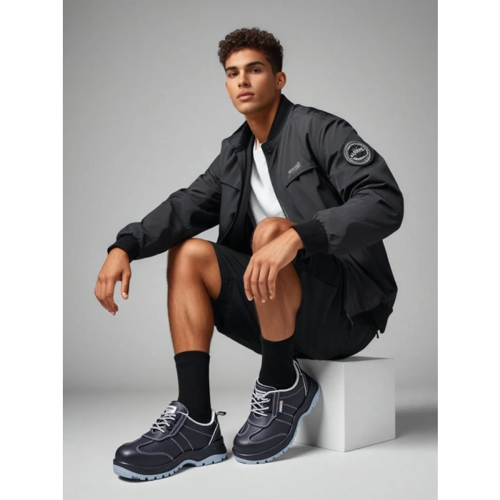 Mekap İş Ayakkabısı 230 S2 Hafif Kaymaz Güvenli EN ISO 20345 Kompozit Burunlu Energy