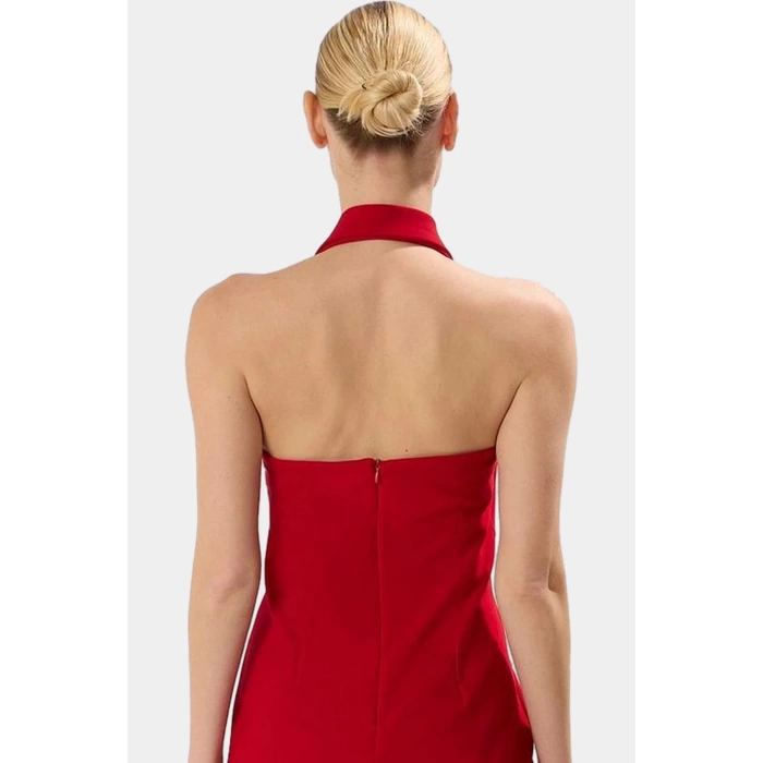 Mini Ceket Elbise Yazlık Dokuma Polyester Elastan Modern Stil Trend Tasarım Şık Görünüm
