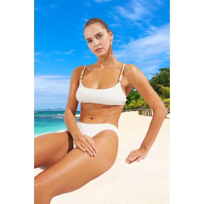 Modern Bikini Takımı Yaz Koleksiyonu Hızlı Kuruyan Klora Dayanıklı Yüksek Konfor