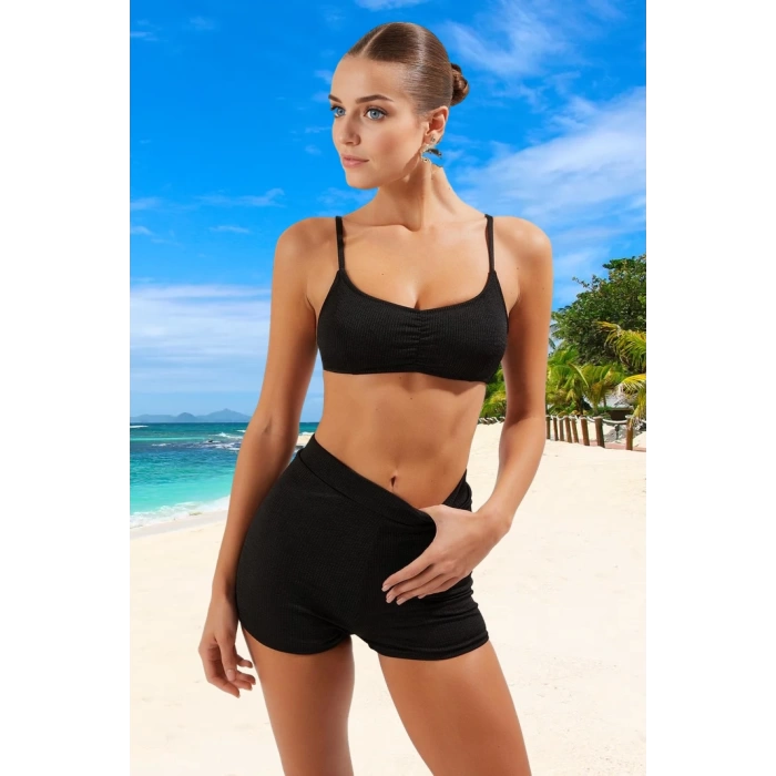 Modern Bikini Takımı Yüksek Konfor Ergonomik Kesim Özel Tasarım UV Korumalı Yaz Koleksiyonu