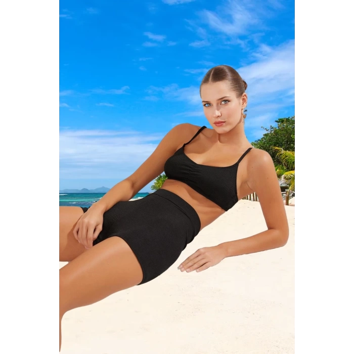 Modern Bikini Takımı Yüksek Konfor Ergonomik Kesim Özel Tasarım UV Korumalı Yaz Koleksiyonu
