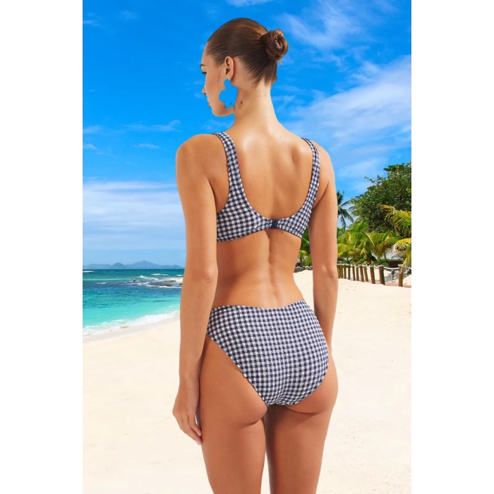 Modern Desenli Bikini Takımı Premium Kalite Hızlı Kuruyan Plaj Ve Havuz İçin Yüksek Konfor