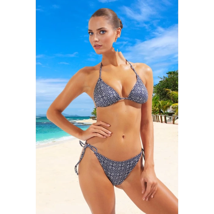 Modern Desenli Bikini Takımı Yüksek Konfor Premium Kalite Esnek Kumaş UV Korumalı