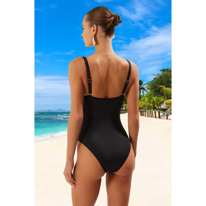 Modern Drape Mayo Hızlı Kuruyan Plaj Mayosu Yüzme Kıyafeti Swimsuit Banyo