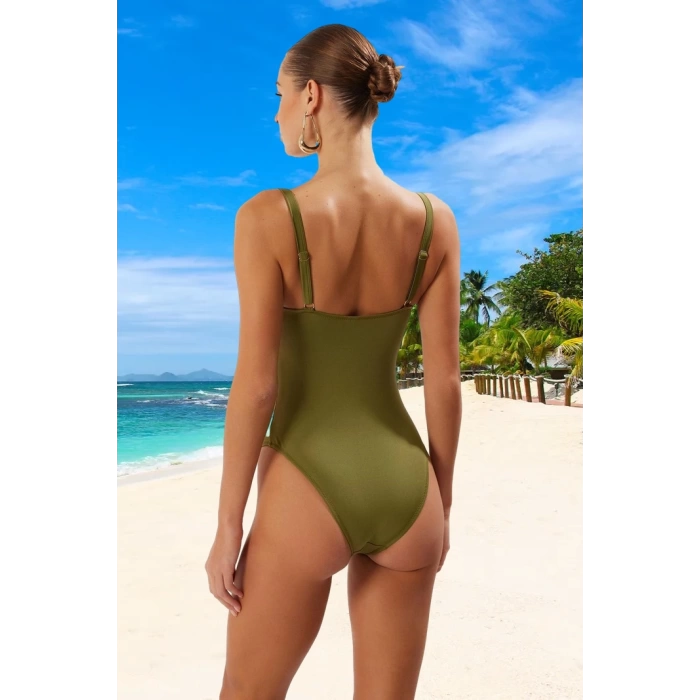 Modern Drape Mayo Hızlı Kuruyan Plaj Mayosu Yüzme Kıyafeti Swimsuit Banyo