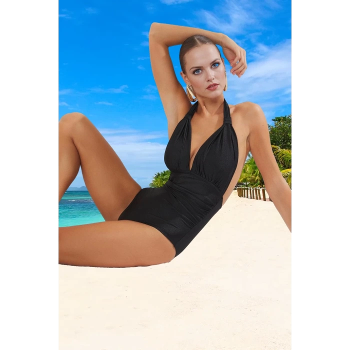 Modern Drape Mayo Yaz Koleksiyonu Plaj Mayosu Havuz Esnek Kumaş Su Sporları İçin