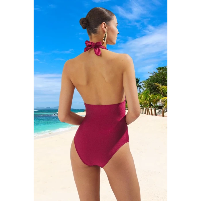 Modern Drape Mayo Yaz Koleksiyonu Plaj Mayosu Havuz Esnek Kumaş Su Sporları İçin