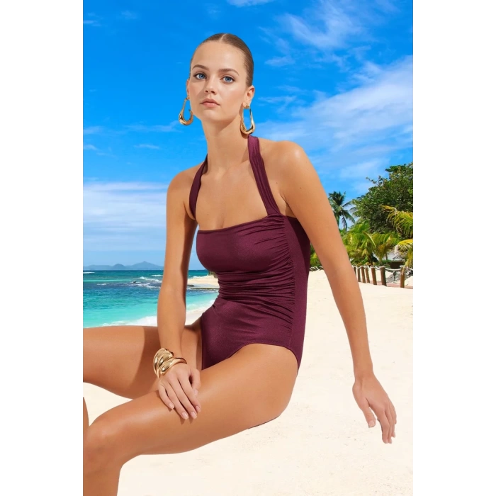 Modern Drape Mayo Yaz Koleksiyonu Plaj Ve Havuz İçin Yüzme Mayosu Swimsuit