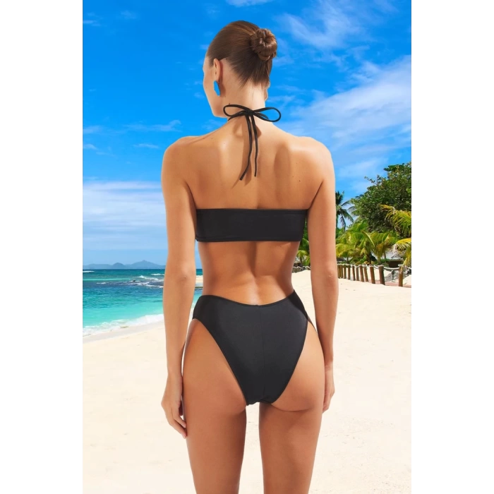 Modern Halter Mayokini Klora Dayanıklı Özel Tasarım Hızlı Kuruyan UV Korumalı Premium Kalite