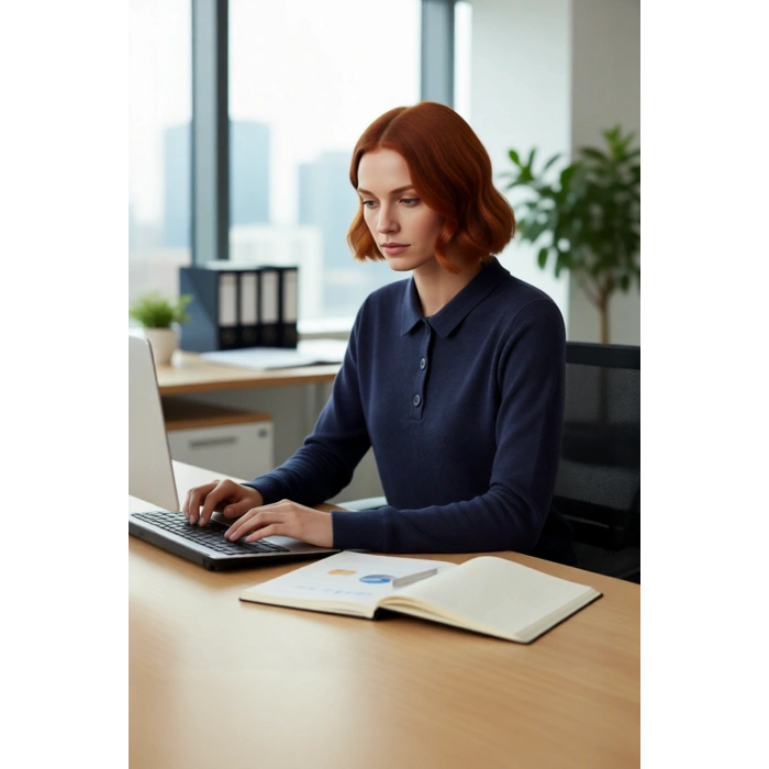 Modern Kadın Triko Kazak Polo Yaka Tasarımı ve Yünlü Dokusuyla Soğuk Günlerin Vazgeçilmezi