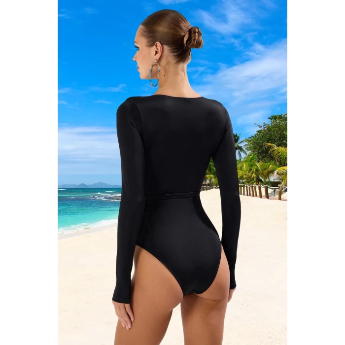 Modern Mayo Hızlı Kuruyan Su Sporu Kıyafeti Yüzme Havuz Mayosu Swimsuit