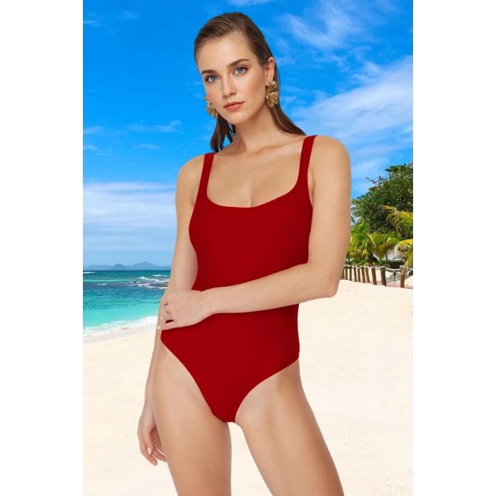 Modern Mayo Yüksek Konfor Havuz Mayosu Swimsuit Esnek Kumaş Su Sporu Kıyafeti Hızlı Kuruyan