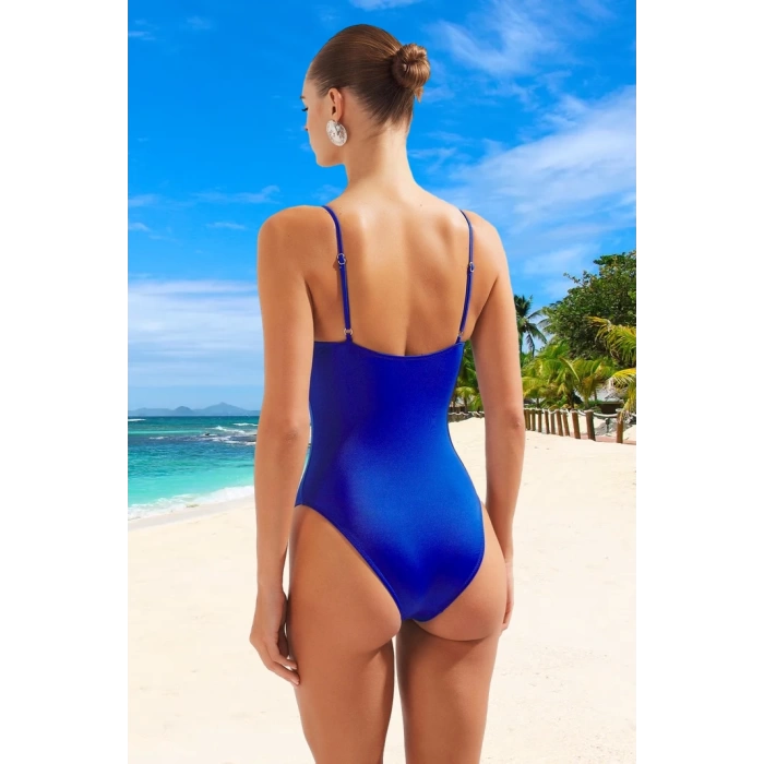 Modern Mayo Yüzme Mayosu Klora Dayanıklı Esnek Kumaş Özel Tasarım Hızlı Kuruyan Swimsuit