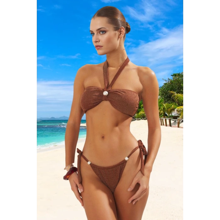 Modern Straplez Bikini Takımı Klora Dayanıklı Yüksek Konfor Şık Detaylı Hızlı Kuruyan