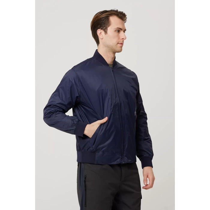 Morino Jacket Erkek Klasik Bomber Ceket Fermuarlı Şık Tasarım Dayanıklı Kumaş Rahat Kesim