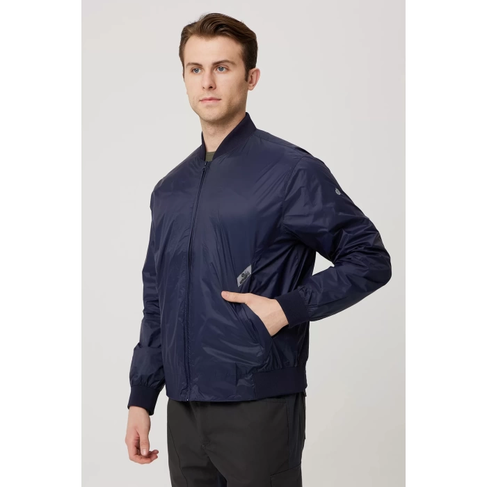 Morino Jacket Erkek Klasik Bomber Ceket Fermuarlı Şık Tasarım Dayanıklı Kumaş Rahat Kesim