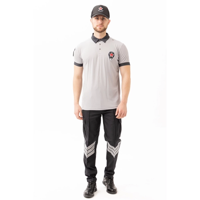 Münih Güvenlik T-shirt Unisex | Güvenlik Görevlisi Polo Yaka Tişört, Personel Üniforma, İş Kıyafeti