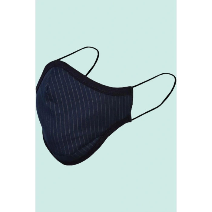 Nefes Alan Cizgili Yuz Maskesi Is Guvenligi Safe Work Ergonomik Yüz Yıkanabilir Alabilir Konforlu