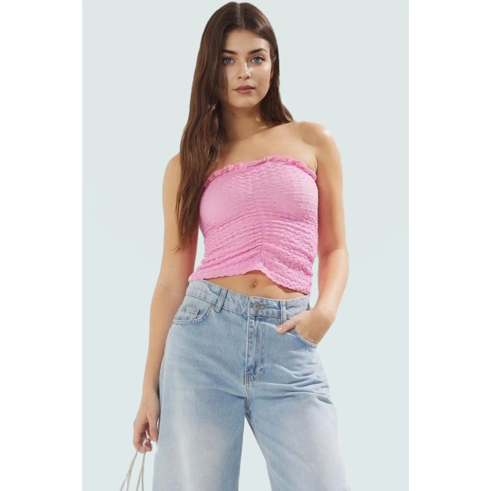 Nefes Alan Örme Bluz Fitted Kalıp Yazlık Rahat Ve Şık Trend Tasarım Uzun Ömürlü