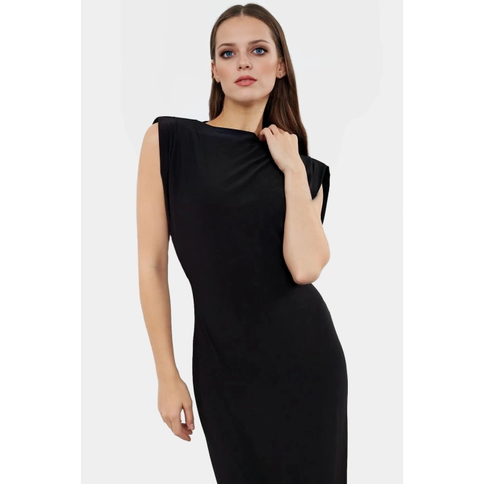 Nefes Alan Örme Bodycon Elbise 128 cm Boy Rahat Kalıp Şık Görünüm Kaliteli İşçilik Özel Tasarım