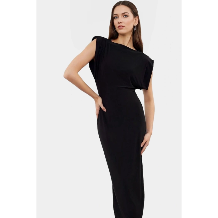 Nefes Alan Örme Bodycon Elbise 128 cm Boy Rahat Kalıp Şık Görünüm Kaliteli İşçilik Özel Tasarım