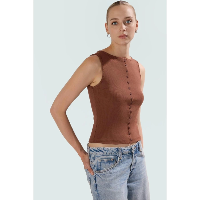 Nefes Alan Pamuklu Bluz Düğmeli Fitted Asimetrik Yazlık Modern Stil Özel Tasarım Uzun Ömürlü