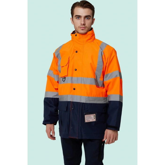 Neon İş Güvenliği Kışlık Mont 5n1 EN ISO 13688 20471 343 Eradium