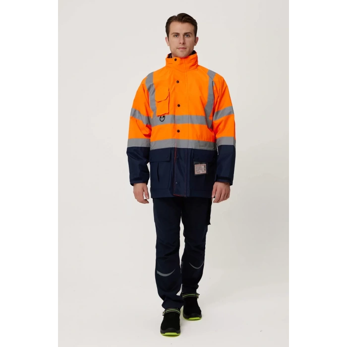 Neon İş Güvenliği Kışlık Mont 5n1 EN ISO 13688 20471 343 Eradium