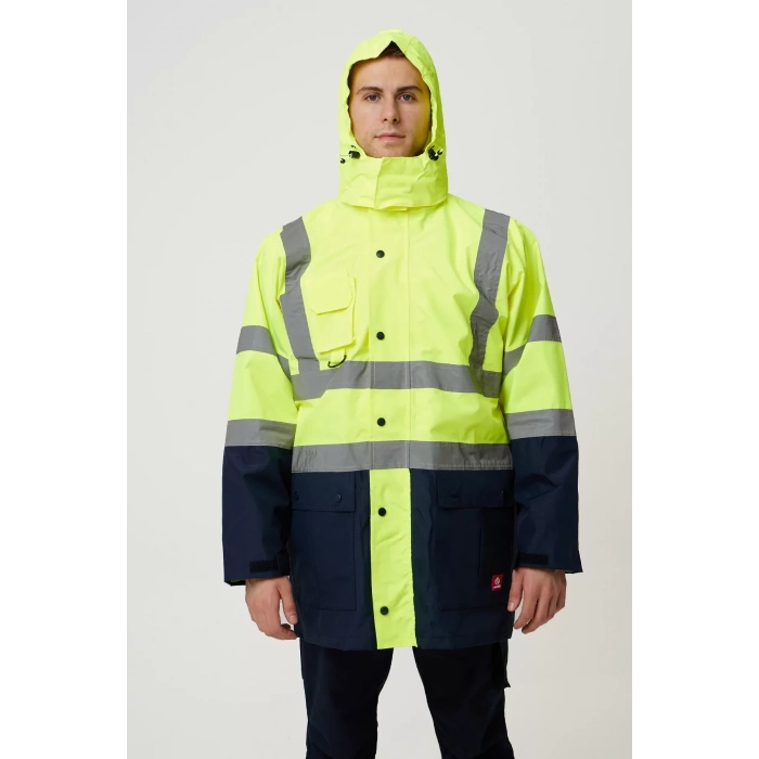 Neon İş Güvenliği Kışlık Mont 5n1 EN ISO 13688 20471 343 Eradium