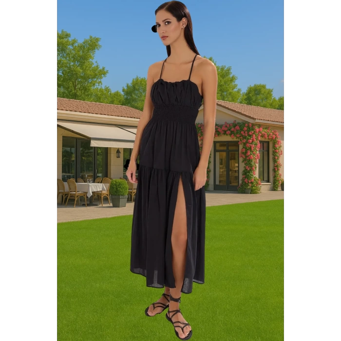 Oversize Maxi Pamuklu Plaj Elbisesi Yazlık Şık Tarz Modern Stil Kaliteli İşçilik Uzun Ömürlü