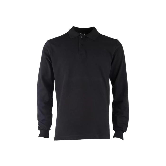 PADUS %100 Pamuk Polo Yaka Uzun Kollu T-Shirt Şık ve Konforlu İş ve Genel Kullanım