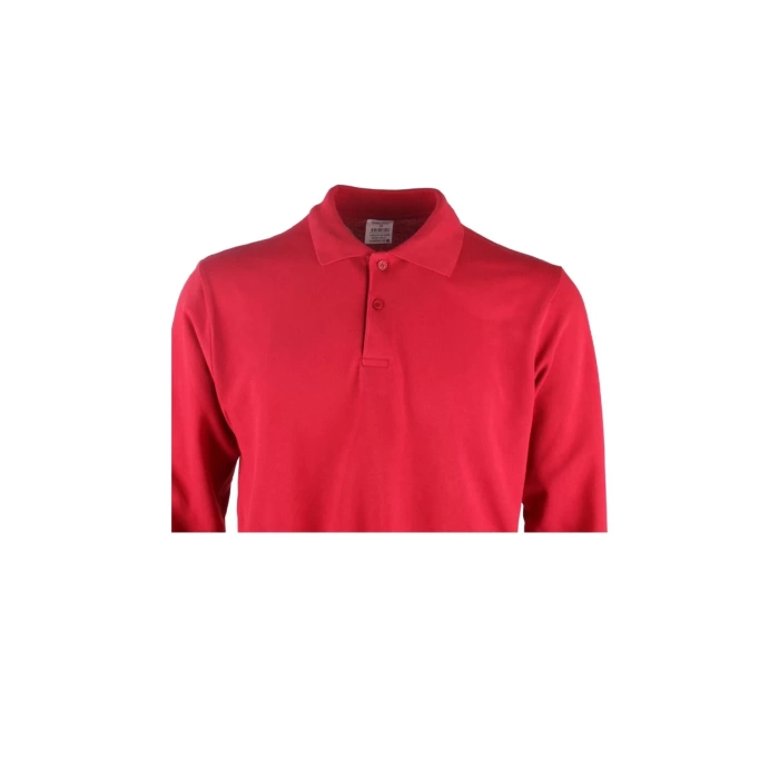 PADUS %100 Pamuk Polo Yaka Uzun Kollu T-Shirt Şık ve Konforlu İş ve Genel Kullanım