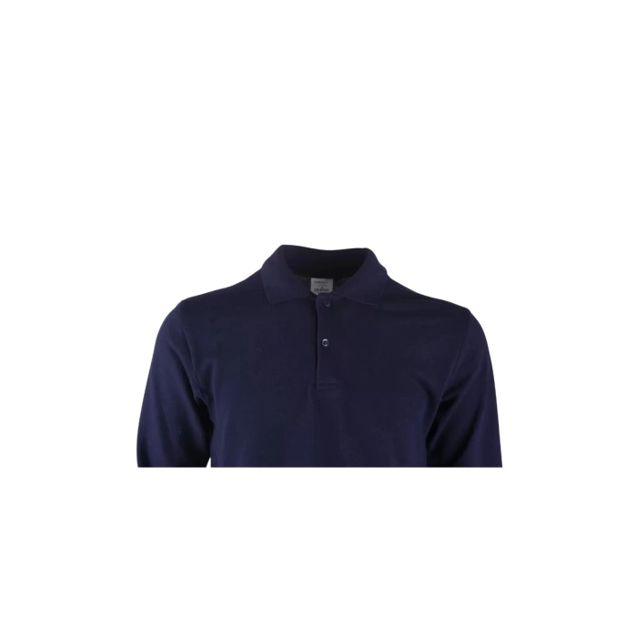 PADUS %100 Pamuk Polo Yaka Uzun Kollu T-Shirt Şık ve Konforlu İş ve Genel Kullanım