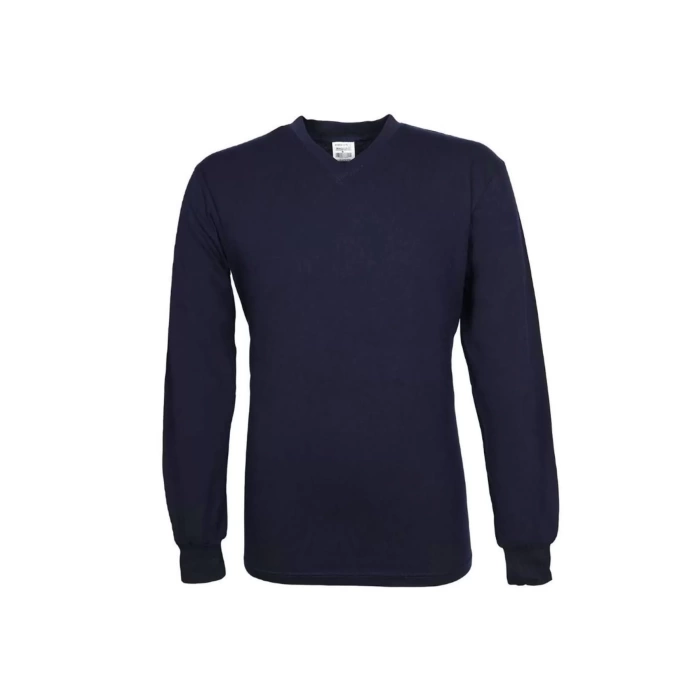 PADUS V-NECK UZUN KOL T-SHIRT SİYAH