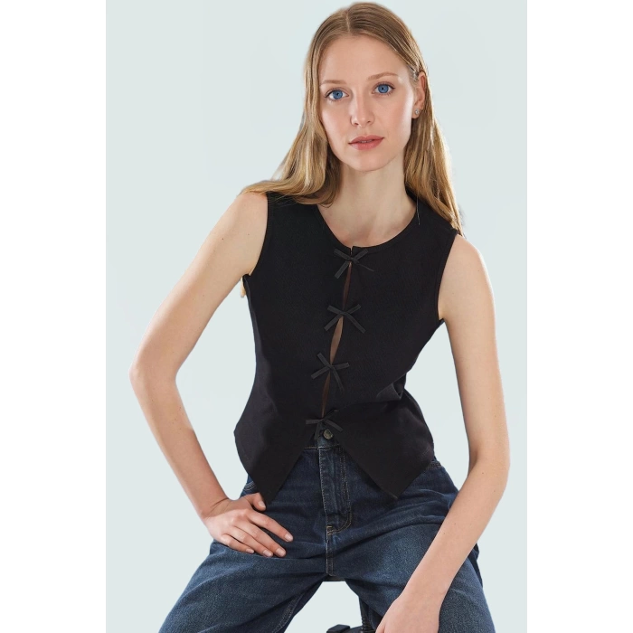 Pamuklu Crop Bluz Fitted Kalıp Renk Günlük Casual Stil Bisiklet Yaka Rahat Ve Şık Uzun Ömürlü