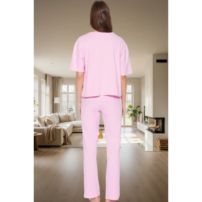 Pamuklu Pijama Takımı Rahat Regular Kalıp Boru Paça Kaliteli İşçilik